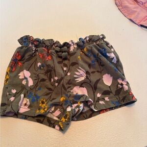 Old Navy Floral Kids Shorts - Green Multi